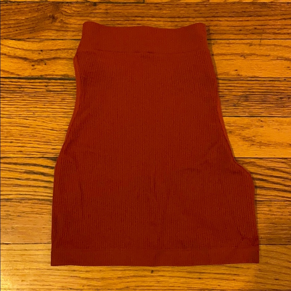 Out From Under Cropped Top with Turtleneck